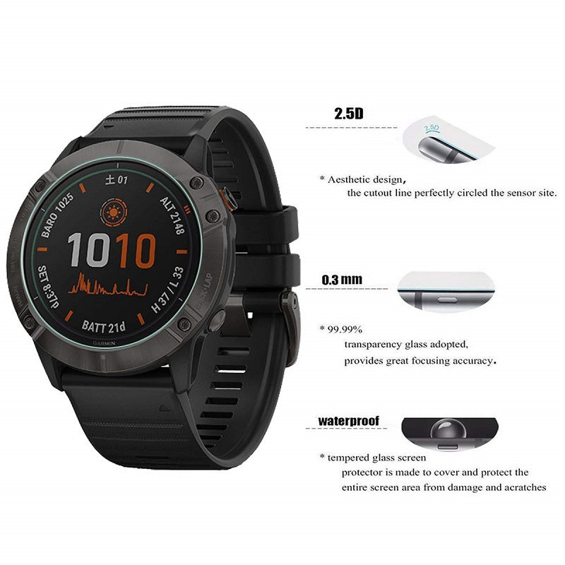 Tempered Glass Garmin Fenix Pro Watch Screen Protector