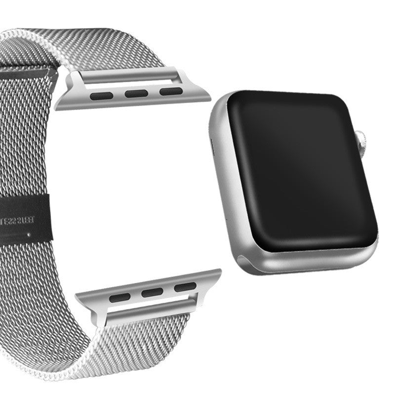 Mesh Stainless Steel Apple Strap