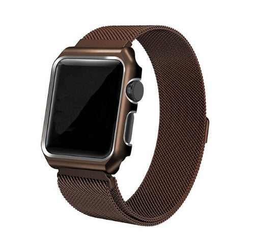 Stainless Steel Apple Watch Strap with Case