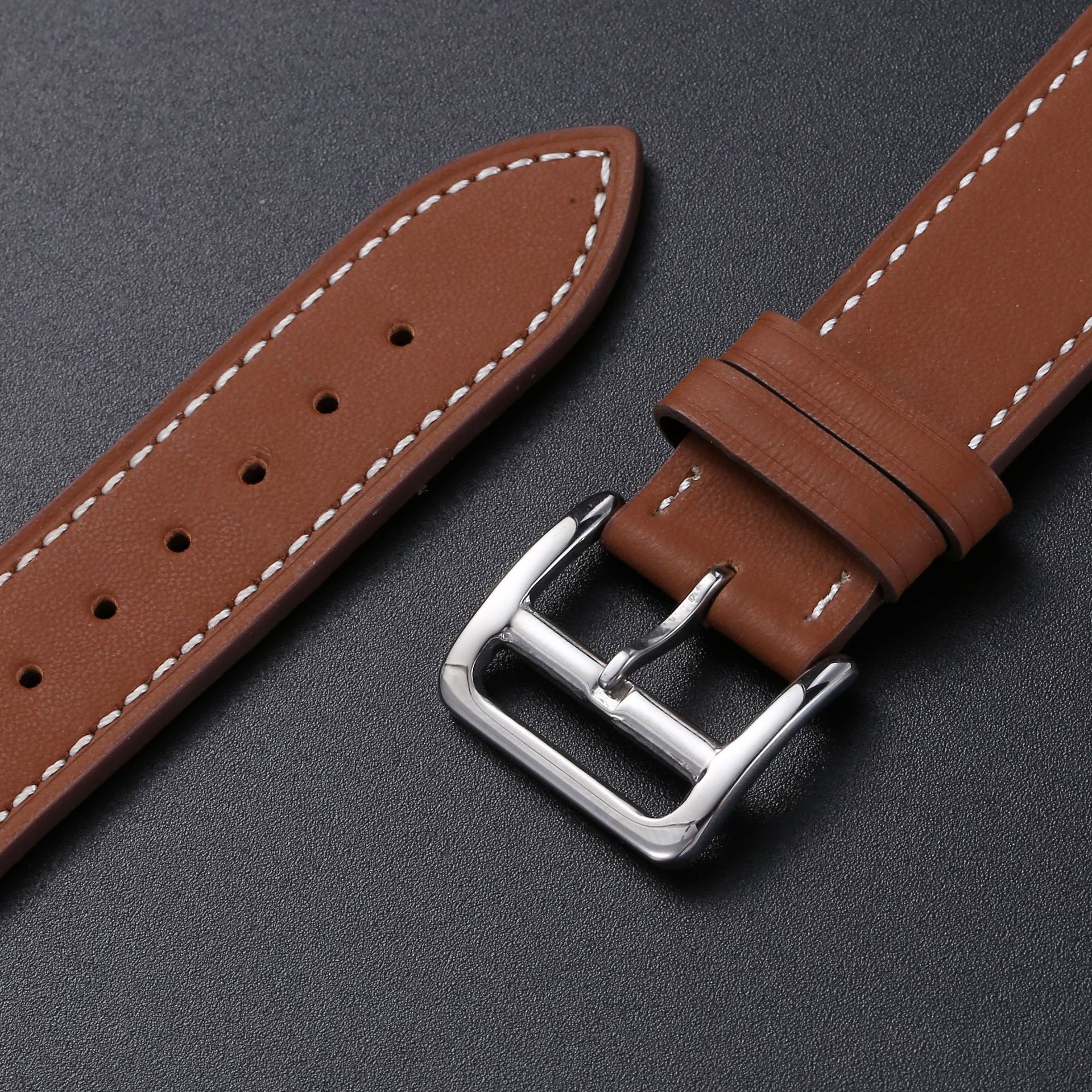 Casual Leather Watch Strap