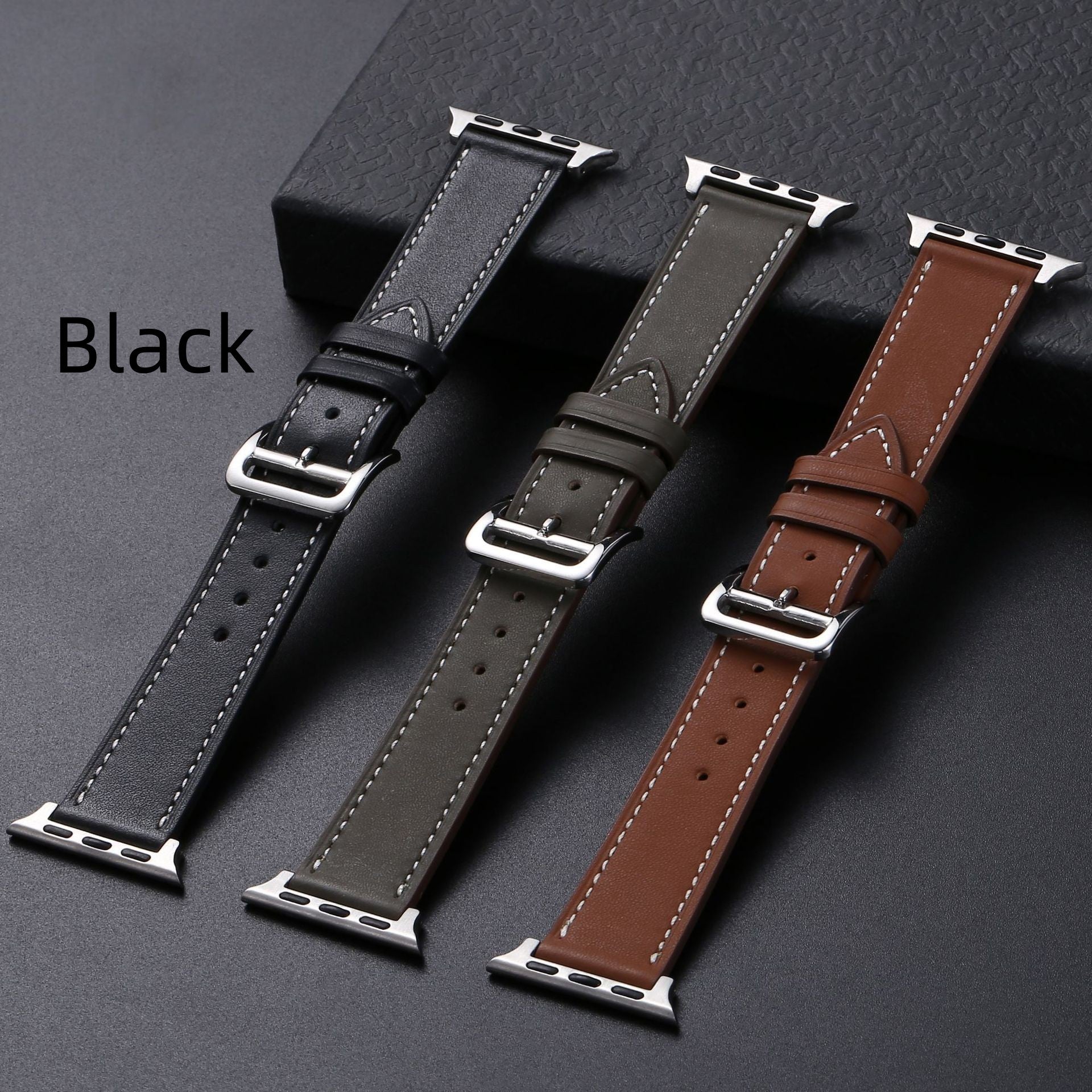 Casual Leather Watch Strap