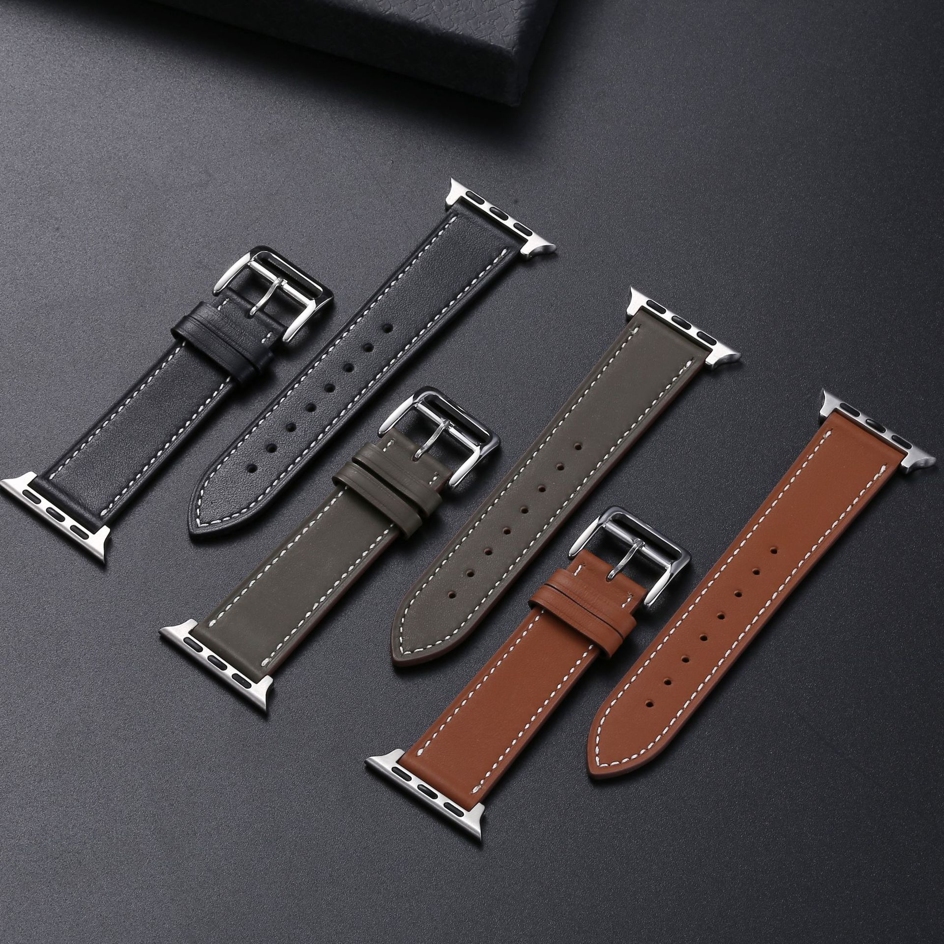 Casual Leather Watch Strap