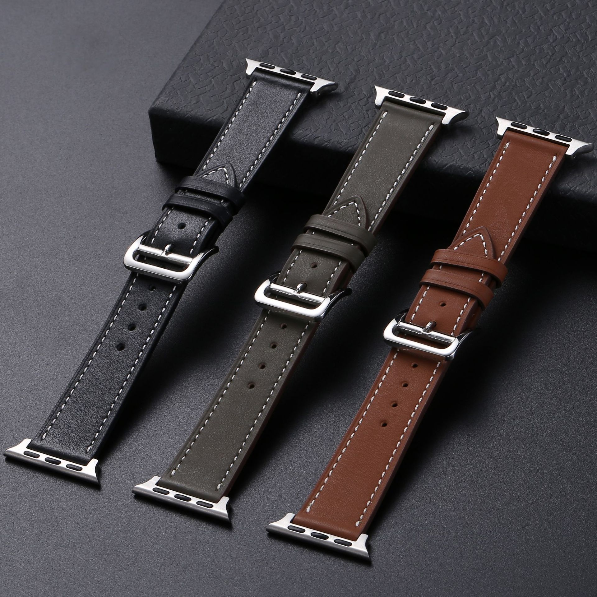 Casual Leather Watch Strap