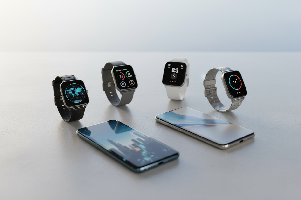 smarth watch and phones